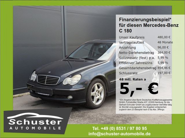 Mercedes-Benz C 180 Avantgarde*AHK Tempom Glas-SD 2-Zon-Klima