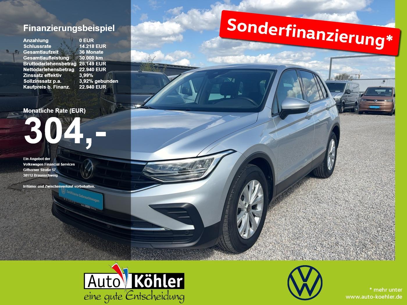 Volkswagen Tiguan TDI DSG CarPlay/Kamera/ACC/LED/SHZ/Alu