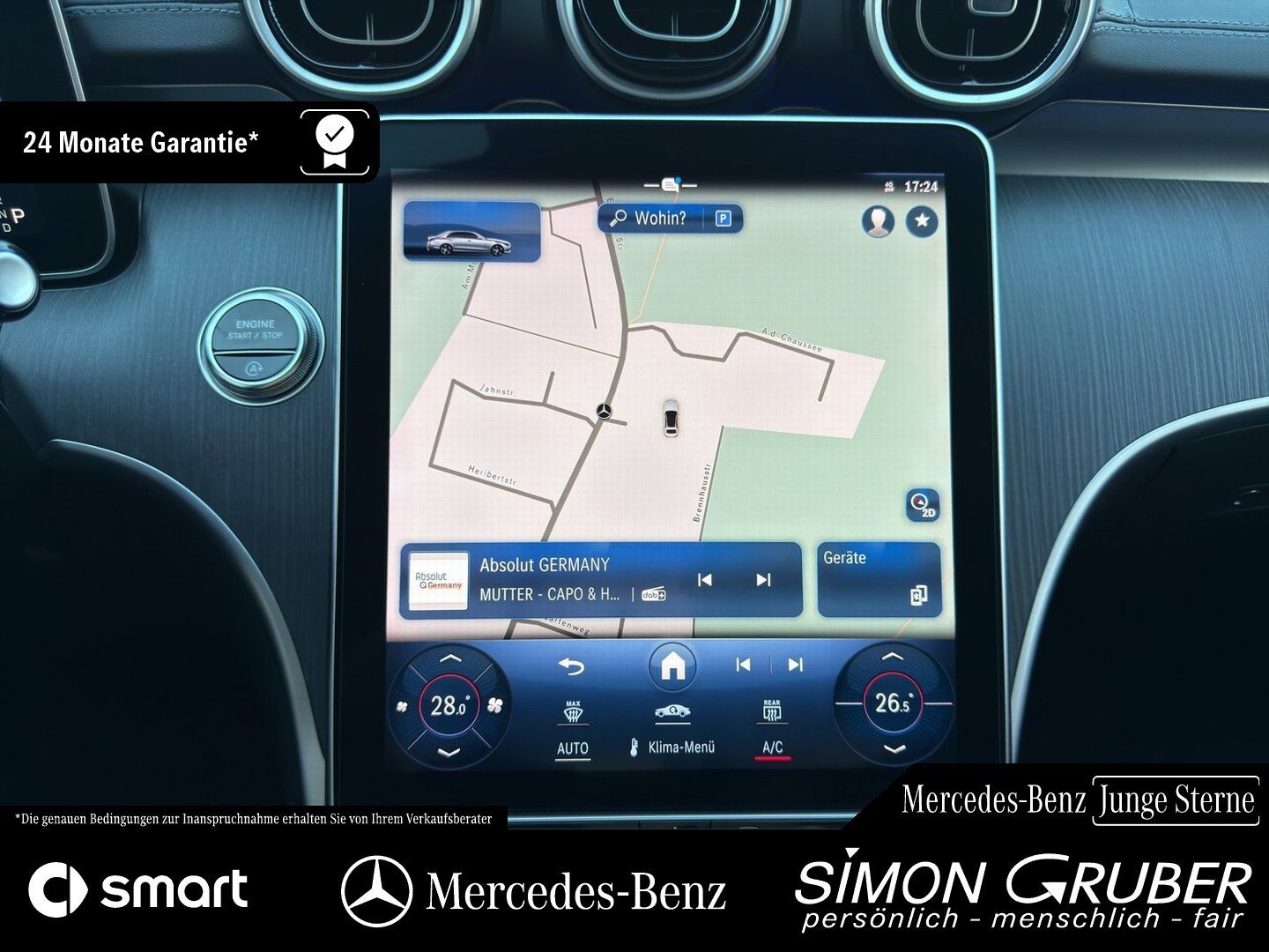 Fahrzeugabbildung Mercedes-Benz C 200 AMG Night Pano Ambi Memory AdSound 19Zoll