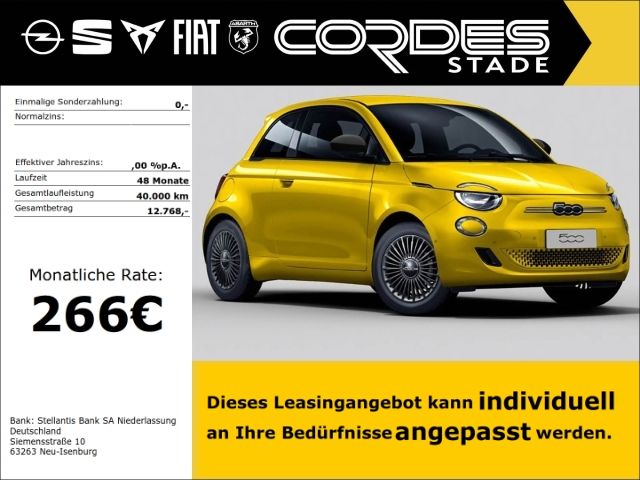 Fiat 500e 3+1 Elektrisch 70kW (95PS) ICON LED Apple C