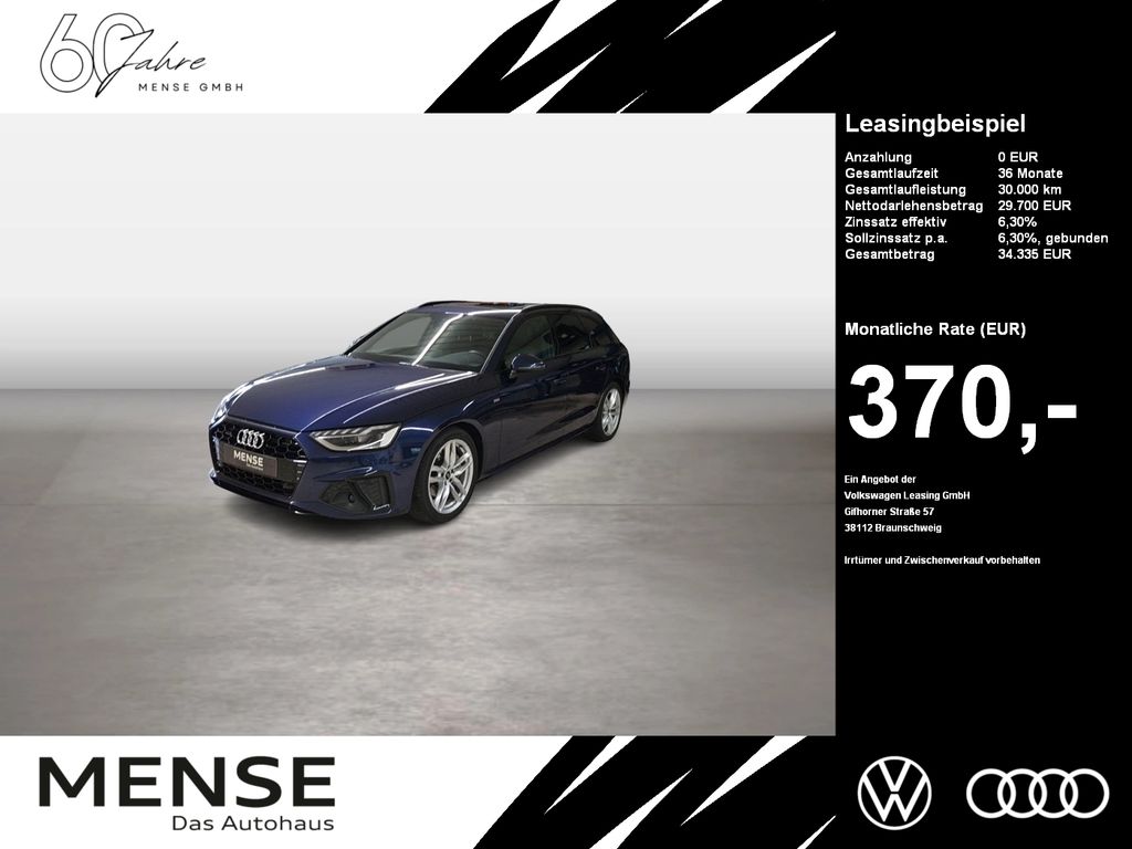 A4 Avant 40 TDI quattro S tronic S line Matrix P