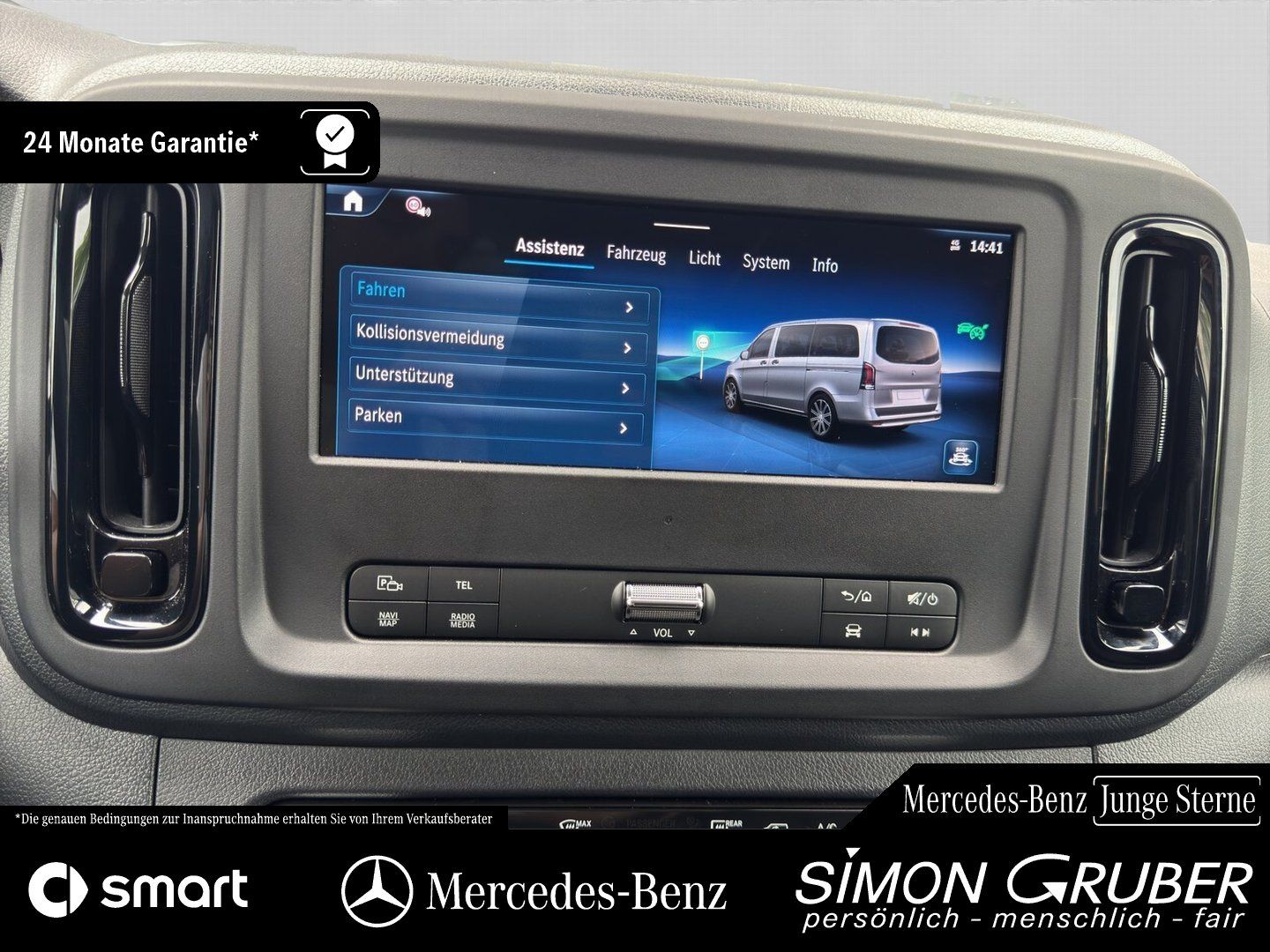 Fahrzeugabbildung Mercedes-Benz eVito 112 Kasten Lang Multibeam Kamera Sitzhzg.