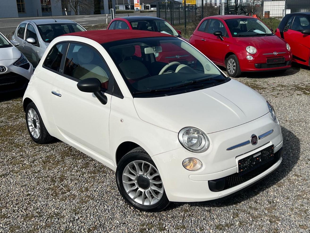 Fiat 500C Cabrio 1,2 TÜV NEU* 8Fach bereift*Scheckhef
