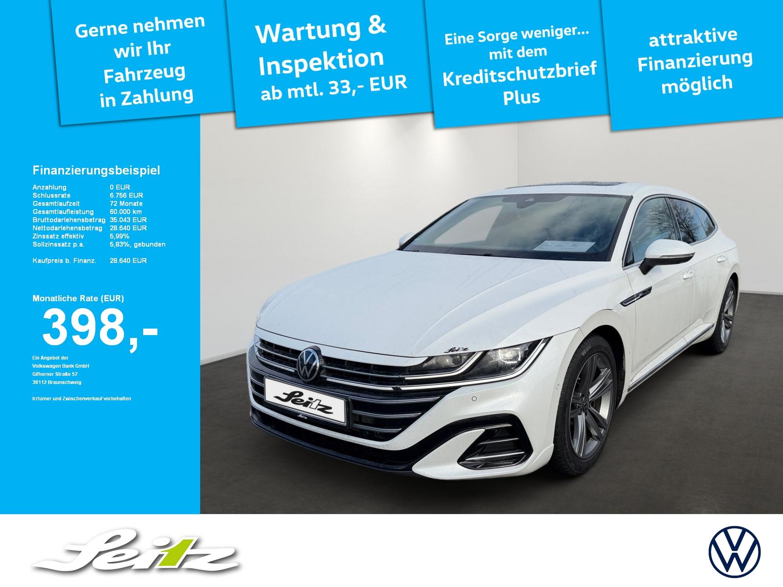 Volkswagen Arteon Shooting Brake 2.0 TDI 4M R-Line *AHK*PAN