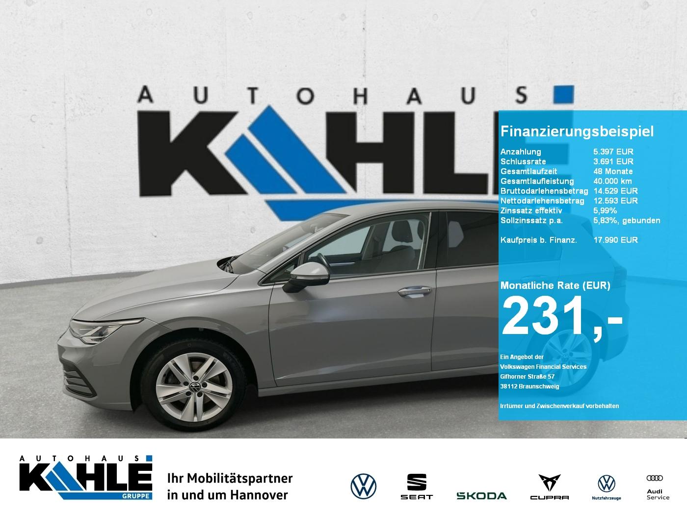 Volkswagen Golf VIII Lim. 2.0 TDI Life ACC LED Navi Virt