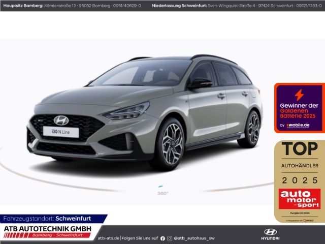 Fahrzeugabbildung Hyundai i30 N-Line Kombi 1.6 T-GDi 150PS DCT Navi LED AC