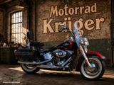 Harley-Davidson FLSTC Heritage Softail Classic 103 ABS Top!! - Motorräder in Bielefeld