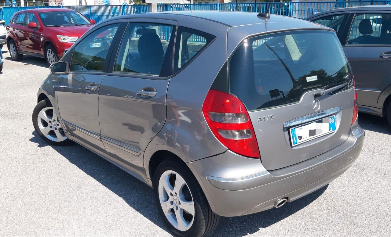Mercedes-Benz A170 2005 — engine 1.698 cm³, 116 HP (85kW)