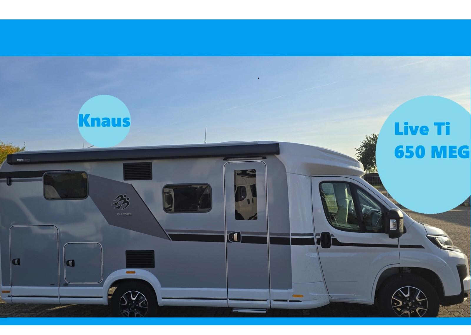Knaus LIVE TI 650 MEG PLATINUM Selection TV + SOLAR