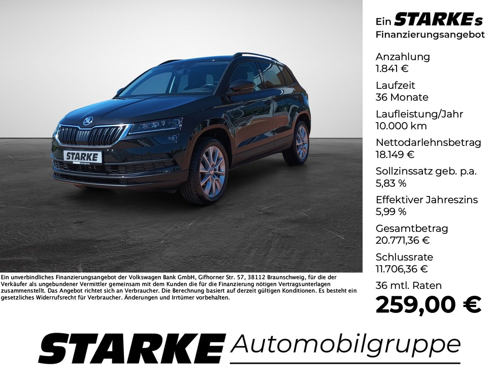 Skoda Karoq 1.5 TSI DSG Style AHK Navi LED Kamera PDC
