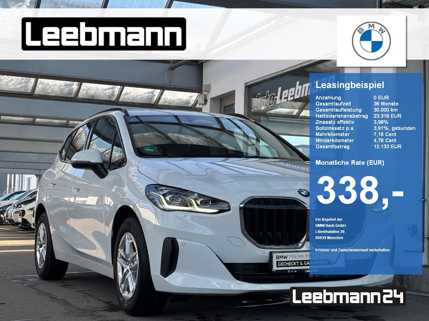 BMW 218d Active Tourer DrivAssi Finanzierung ab 0,99
