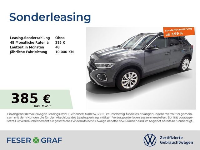 Volkswagen T-Roc Life 1.5 TSI DSG Navi AHK StandHz LED