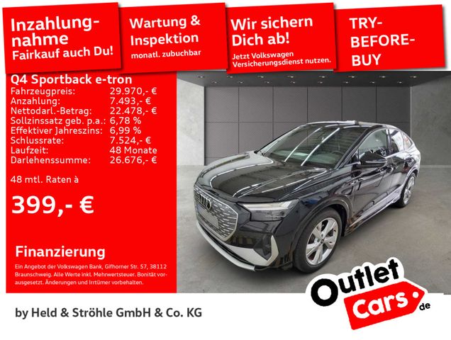 Audi Q4 Sportback e-tron 35 S line LED NAV+ KAM 20"