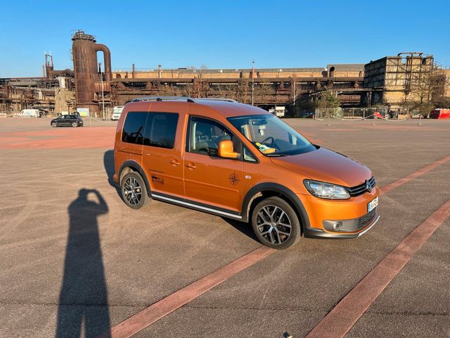 Volkswagen Caddy Cross DSG AHK Heckträger Vorzelt Min...