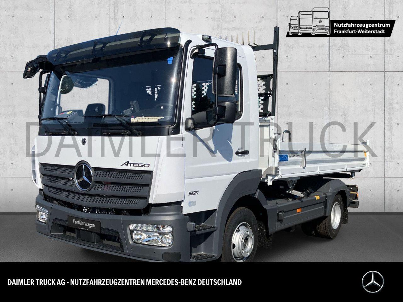 Mercedes-Benz Atego 921 K 4X2 Meiler Kipper 2x AHK Klima