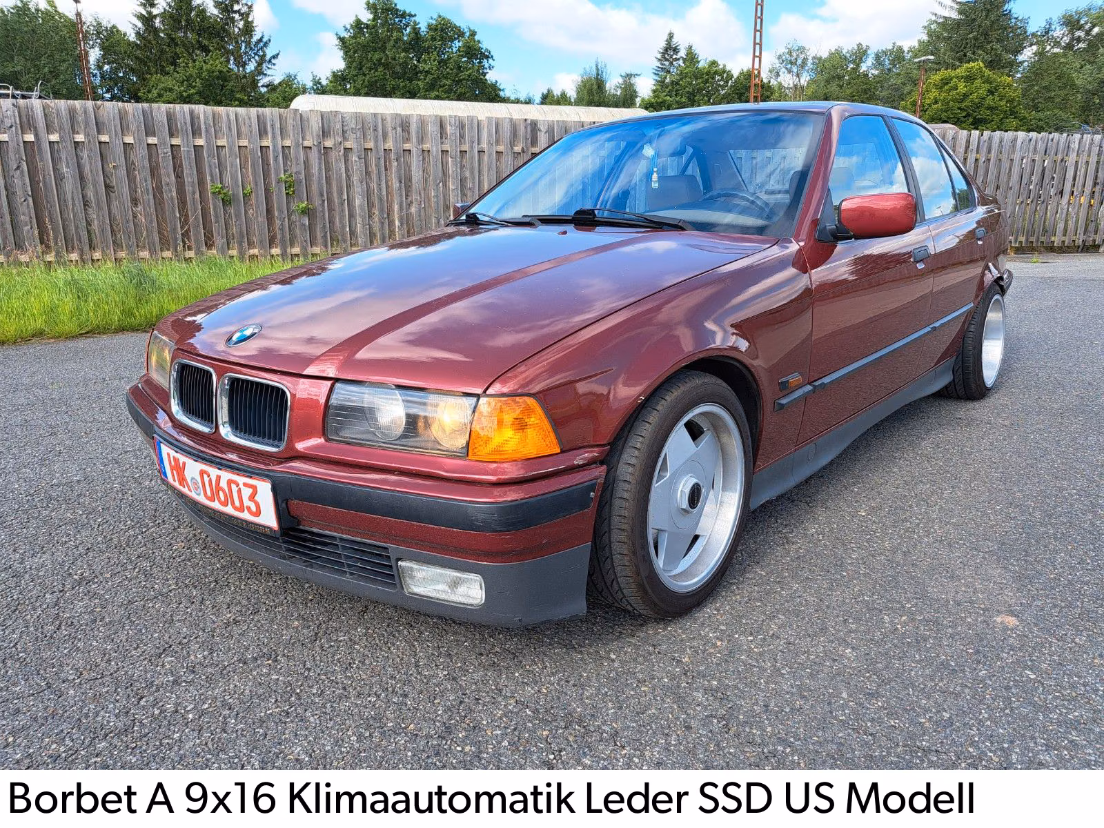 BMW 318 IS 140 PS US MODELL LEDER KLIMA Borbet A