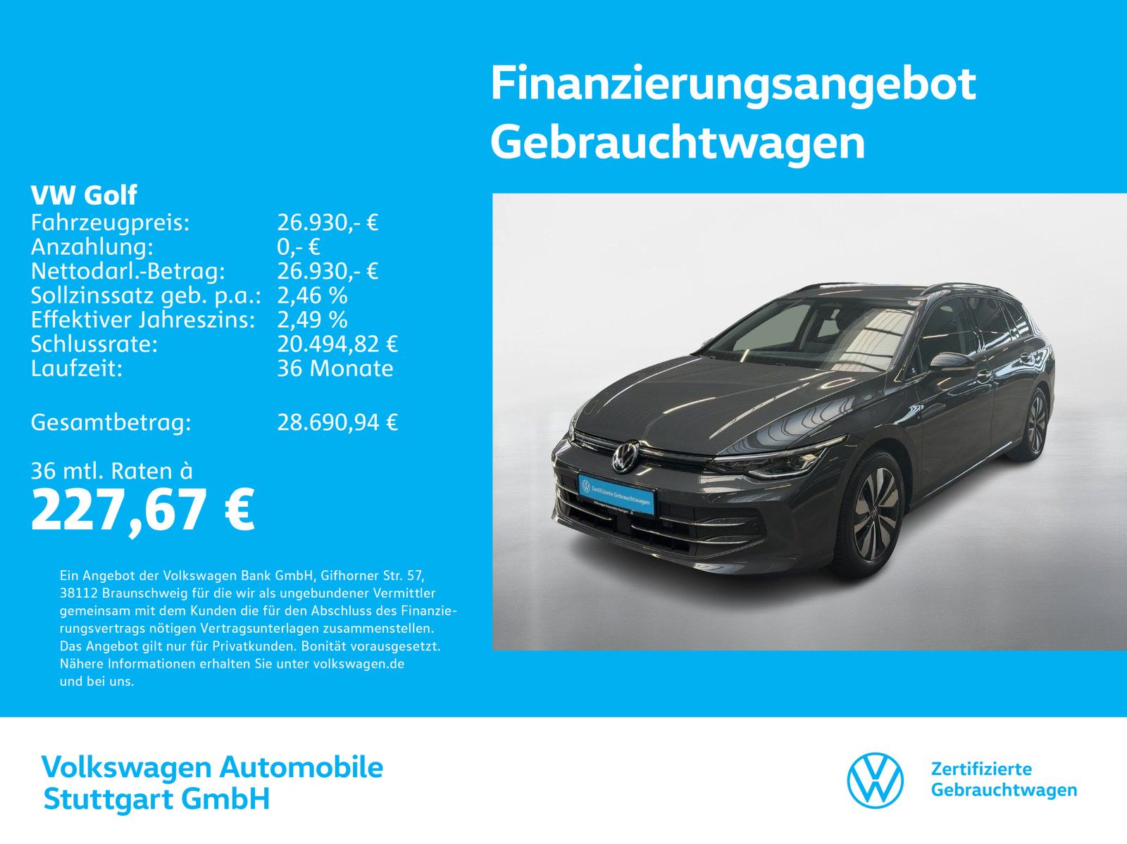 Volkswagen Golf 8 Variant Goal 1.5 TSI DSG Navi AHK Kamera foto 1