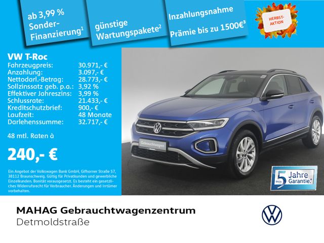 Volkswagen T-Roc 1.5 TSI STYLE Navi LED+ AHK DSG