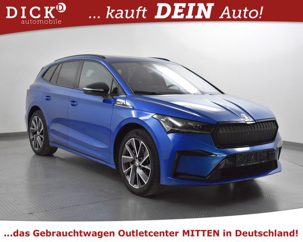 SKODA Enyaq 80 Sportline PANO+MATRIX+HEAD+AHK+360+VOLL