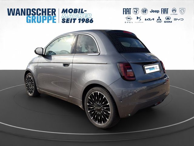 Fiat 500 e Cabrio La Prima 360+Kam.+KeyLess+LED+Navi