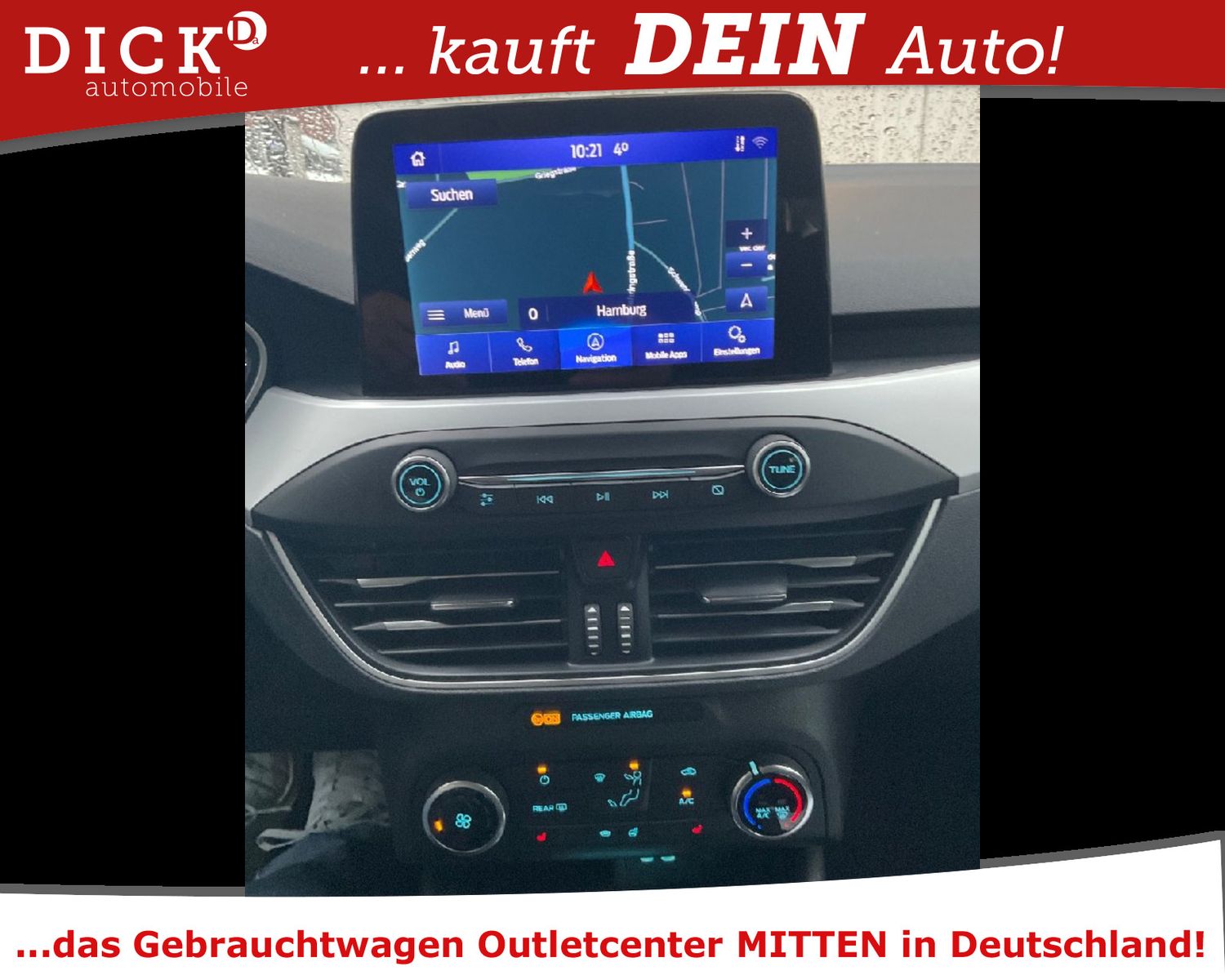 Fahrzeugabbildung Ford Focus Tur 1.0 C&C LED/ACC/NAVI/SHZ/RFK/PDC/8Fa