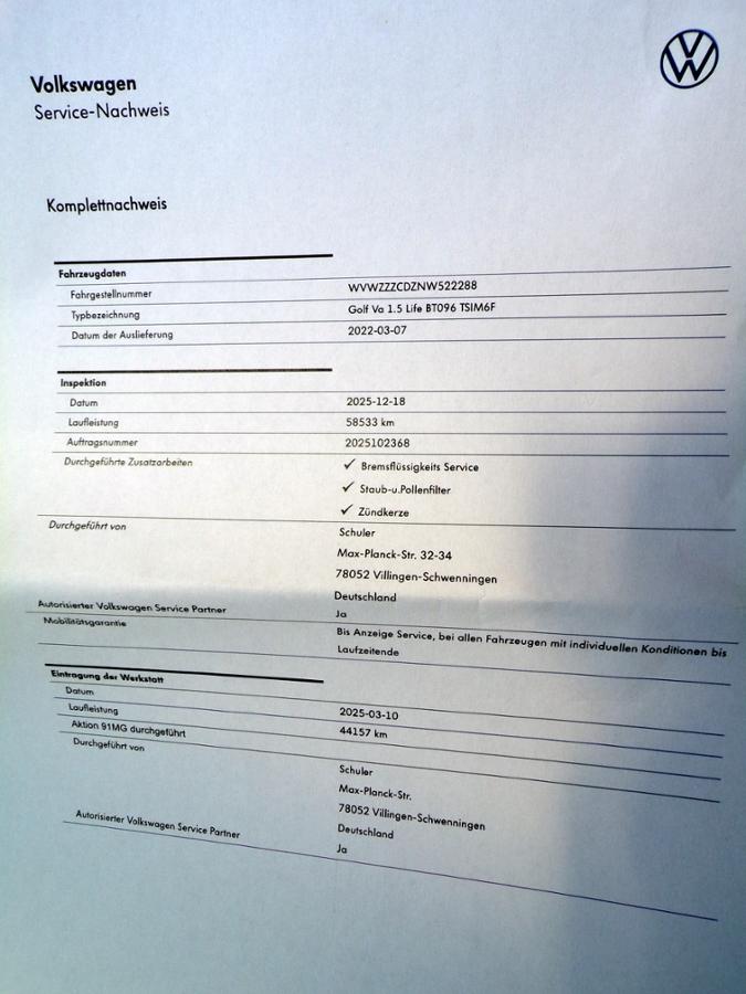Volkswagen Golf VIII VARIANT 1.5 TSI LIFE / LED'S+SITZHZG, миниатюра 23