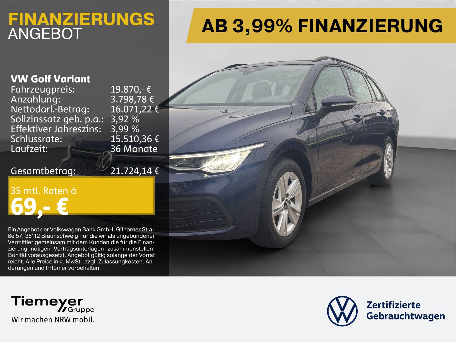 Volkswagen Golf Variant 2.0 TDI DSG LIFE PANO NAVI ST.HEIZ
