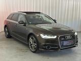Audi A6 3.0 TDI quattro S line LED PANO STHZG AHK - mit Diesel-Antrieb: Braun, Alcantara, Kombi