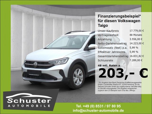 Volkswagen Taigo Life 1.0TSI*LED Navi digCockp VKZ-Erk SHZ