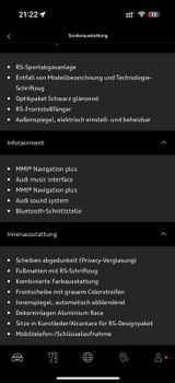 Audi RS3 2.5 TFSI S tronic quattro Sportback  1. Hand - Audi RS3 aus 2016
