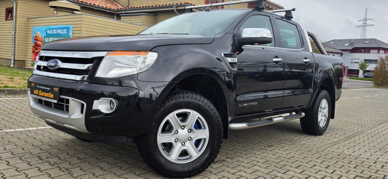 Ford Ranger Limited 3.2 TDCI 200ch - TVA Récupérable - Attelage - Entretien récent - Sièges éléctriques / chauffants