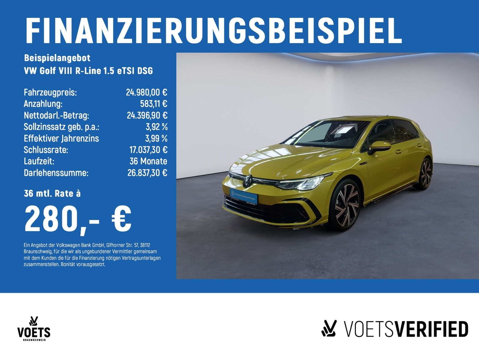 Volkswagen Golf VIII R-Line 1.5 eTSI DSG LED-RearView+PDC