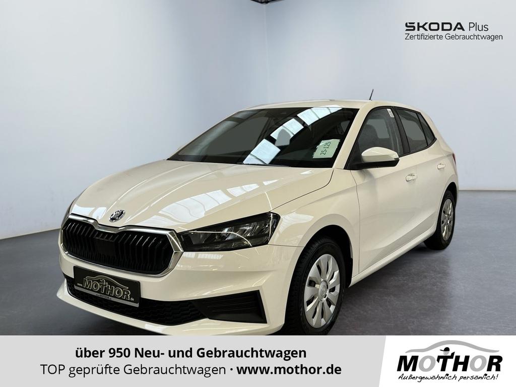 Skoda Fabia 2022 г. Белый, пробег 47540 км