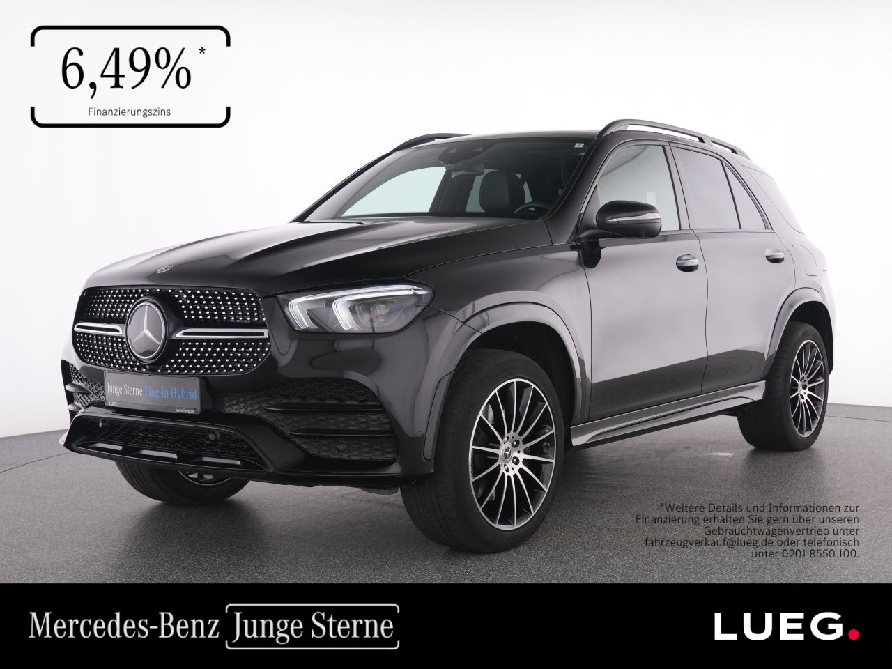MERCEDES-BENZ GLE 350 de 4M AMG+Pano+Burm+LED+21''+AHK+Airm+36