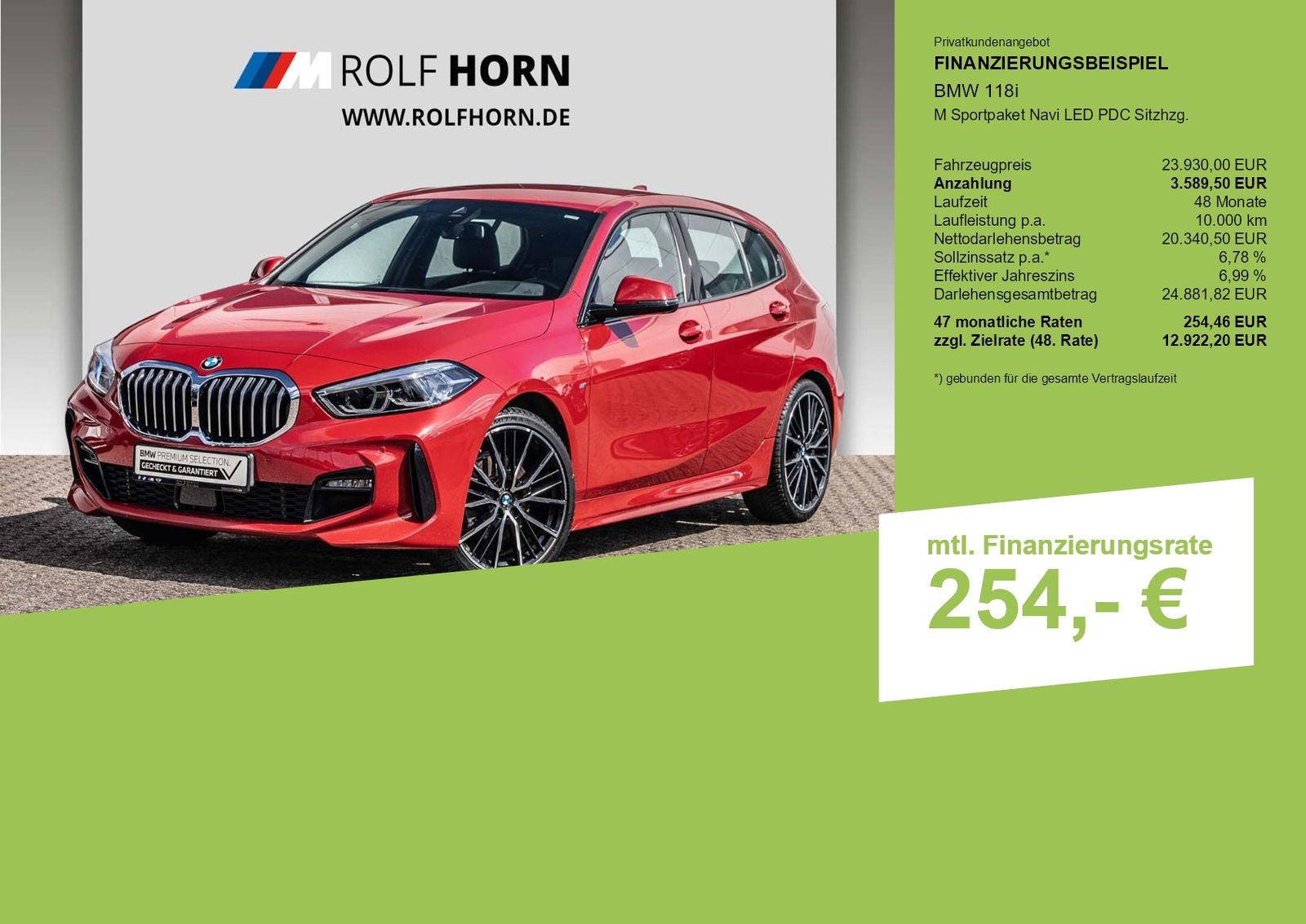 BMW 118i M Sportpaket Navi LED PDC Sitzhzg foto 3
