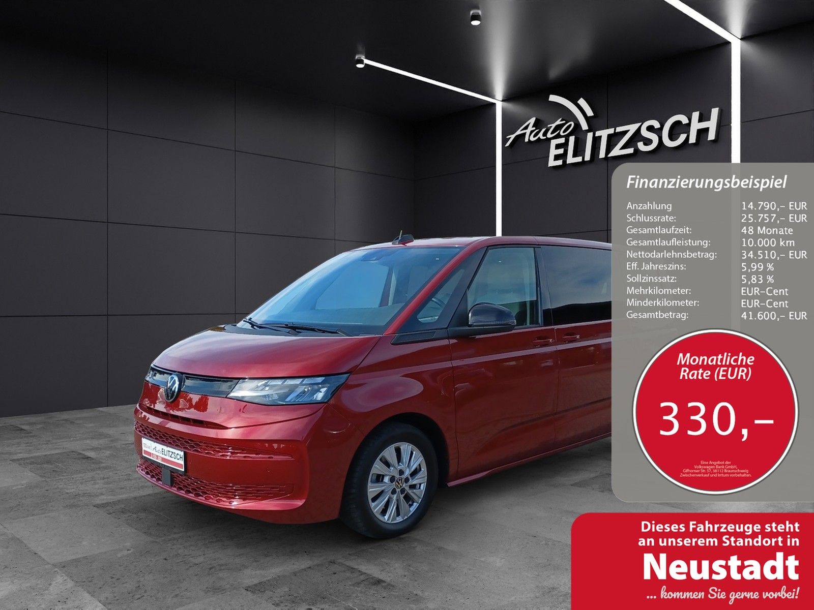 Fahrzeugabbildung Volkswagen T7 Multivan TDI DSG LED Navi AID RFK SH LM