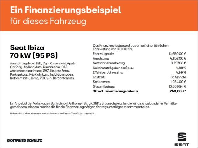 Seat Ibiza Xcellence 1.0 TSI LED Navi Kamera PDC