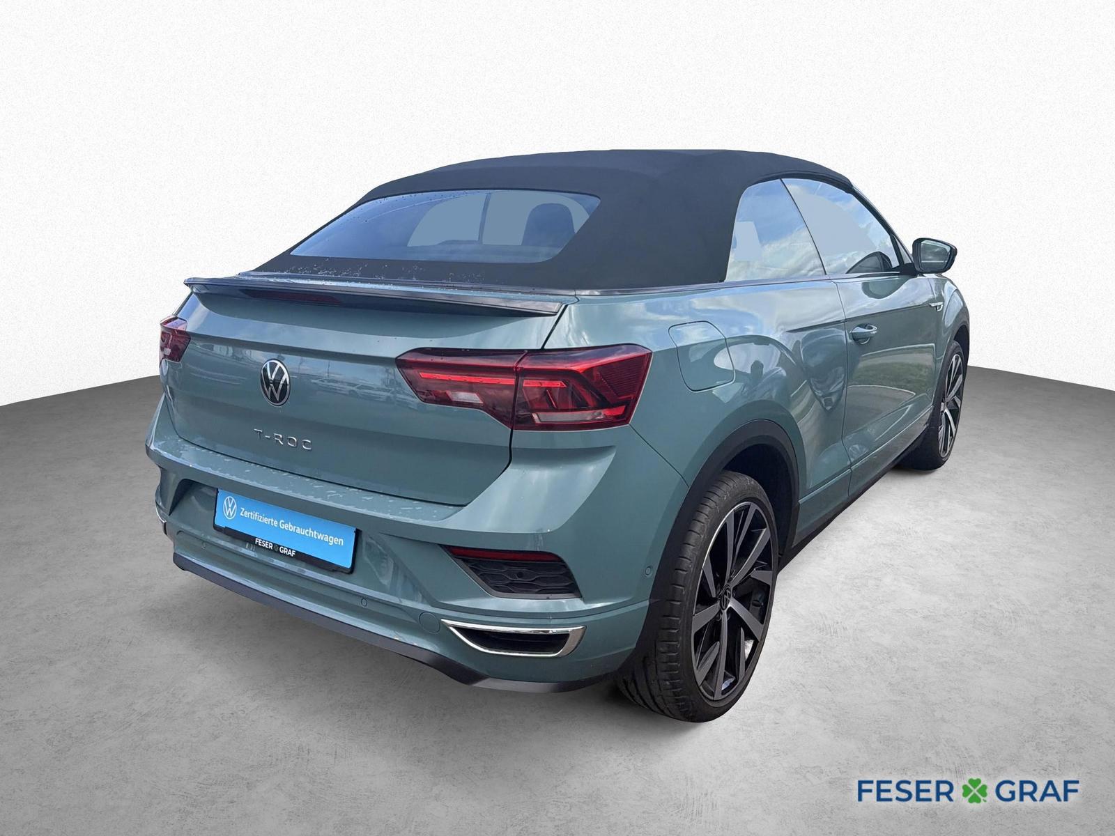 Volkswagen T-Roc Cabriolet R-Line 1.5 TSI DSG AHK LED KAMER, миниатюра 4