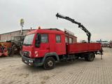 MAN LE 12.225 LC Pritsche Heckkran 6 Zylinder Doka T - MAN 2002