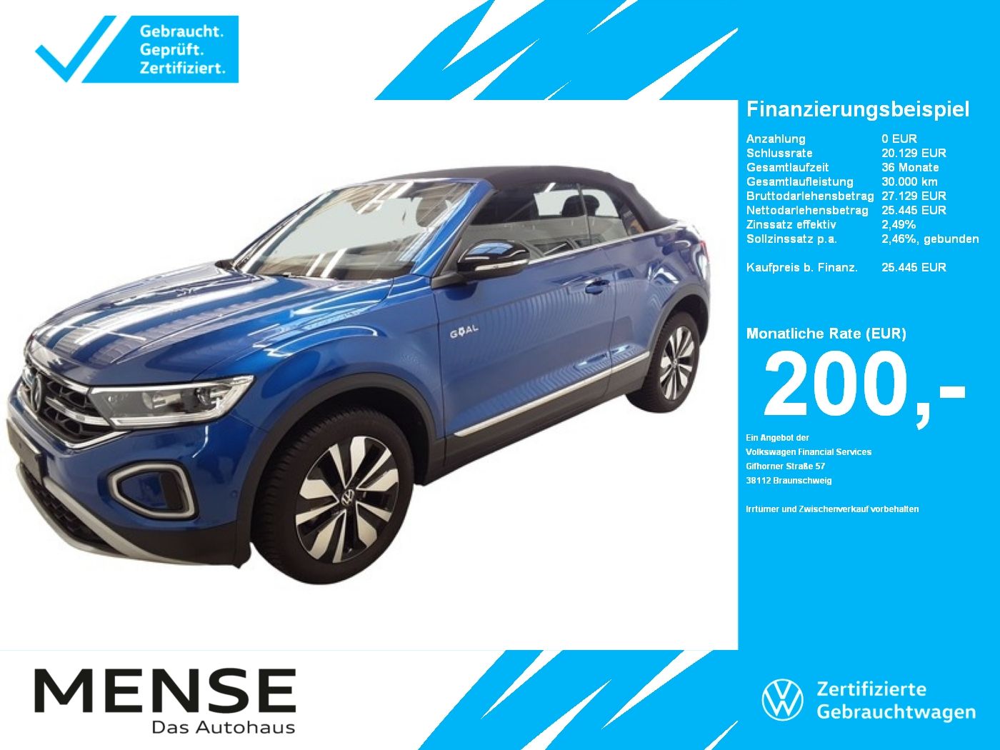 Volkswagen T-Roc Cabriolet 1.5 TSI Style CarPlay ACC LED LM