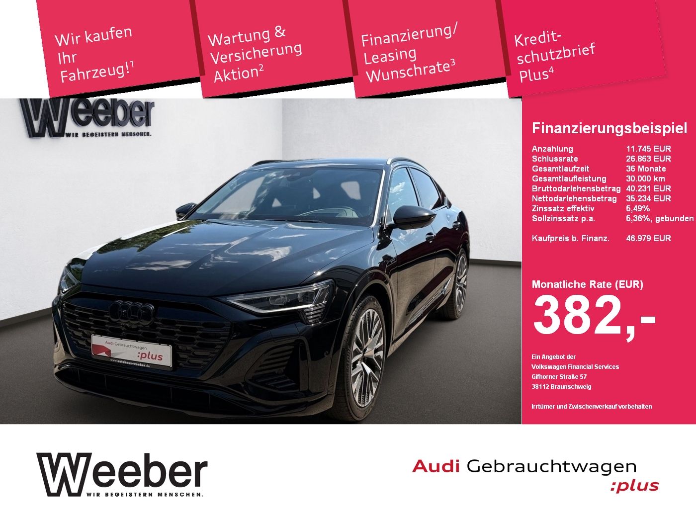 Audi Q8 e-tron Sportback quattro S line *AHK*B&O*HUD*