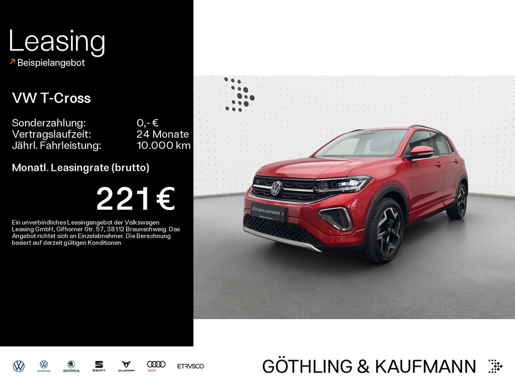 Volkswagen T-Cross R-Line 1.5 TSI DSG*NAVI*AHK*KAM*ASG*IQ-D