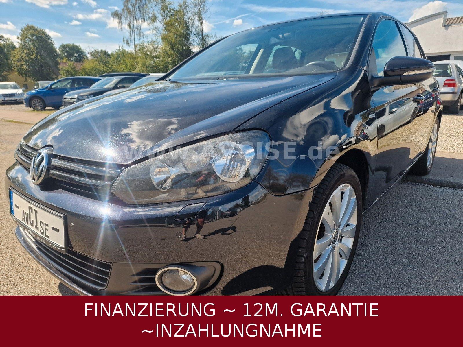 Volkswagen Golf VI Match *TÜV10/27~TEILLEDER~8xALU~BT~NAVI*