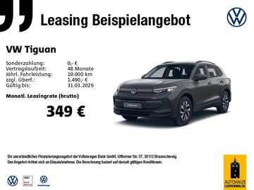 Volkswagen Leasingangebot: Volkswagen Tiguan 1.5 eTSI Life*ACC*R-Cam*App-Connect*