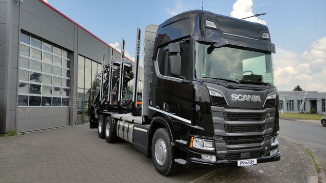 Scania R590 6x4 Schemel/Kran TAJFUN LIV oder EPSILON