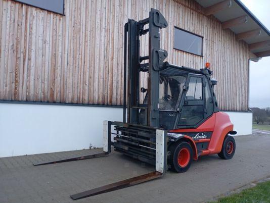 Linde H 80 Diesel Zinkenverstellgerät
