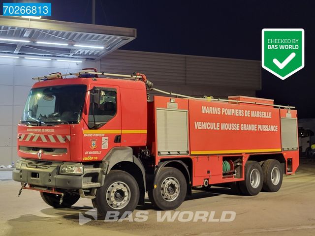 Renault Kerax 400 8X4 Feuerwehr Telma 12000L Manual Stee