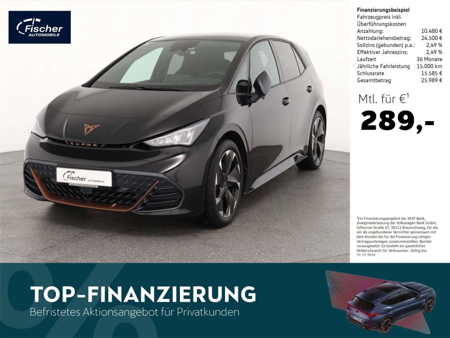 Cupra Born 77 kWh AR-HUD/NAV/360°Kamera/ACC/W-Pumpe