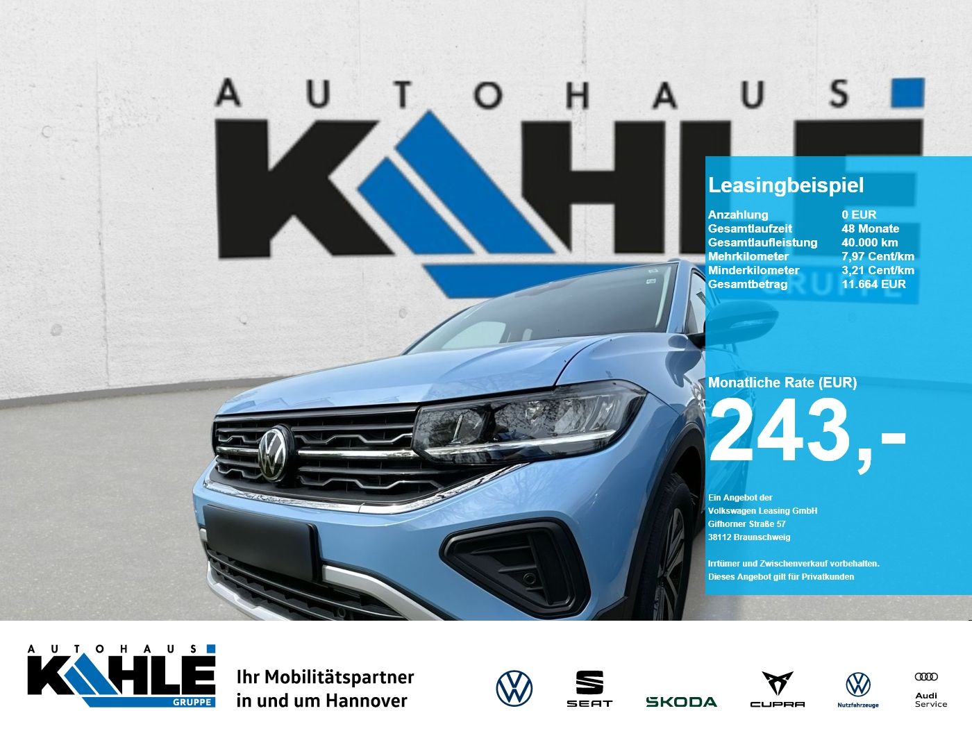 Volkswagen T-Cross 1.0 TSI DSG OPF ENERGY AHK Navi RFK GJR