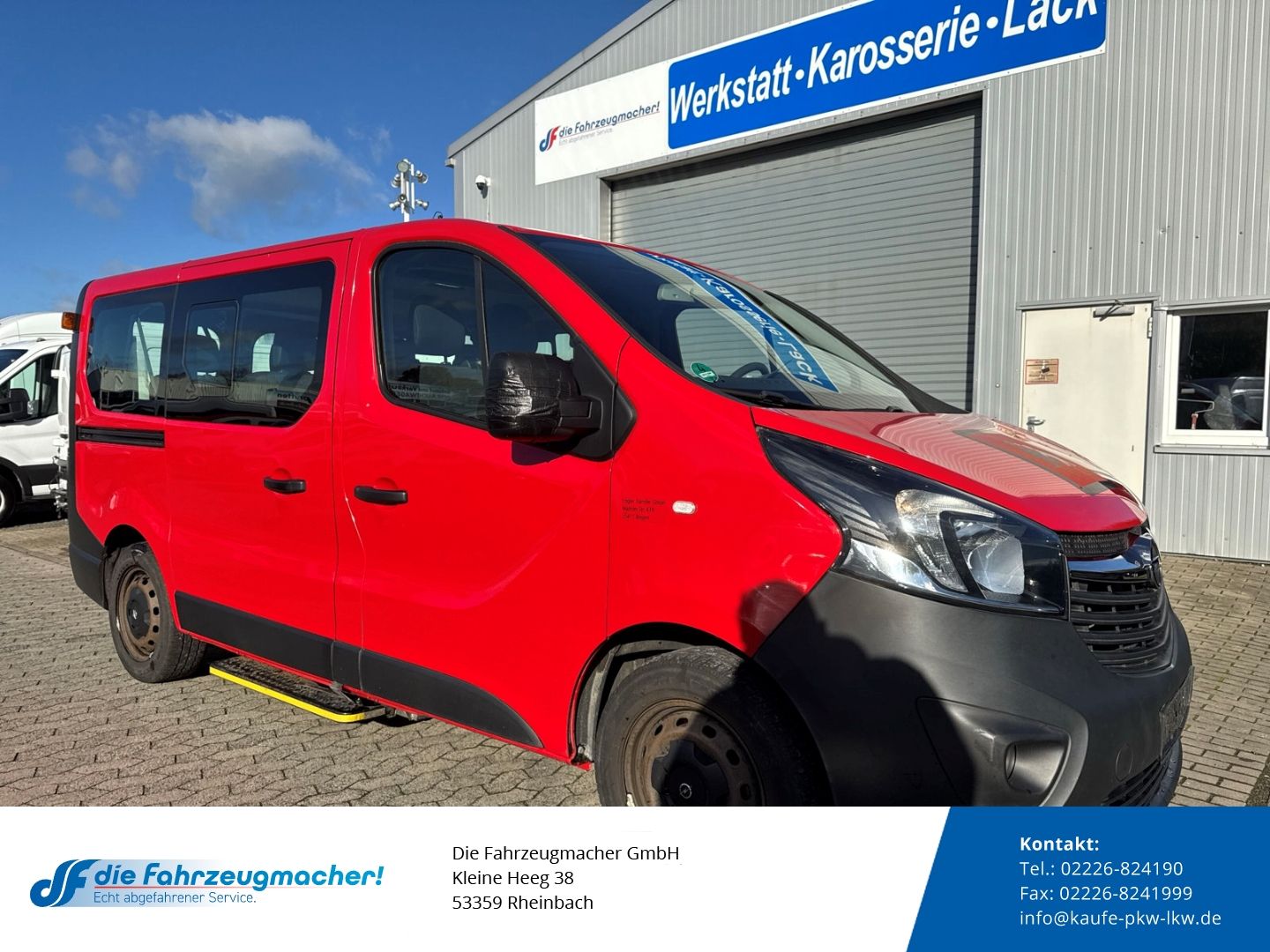Fahrzeugabbildung Opel Vivaro B Kasten L1H1 2,7t 1.6 CDTI *7096 *EXPORT